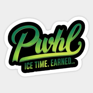 Boston PWHL Ice Time Earned Sticker